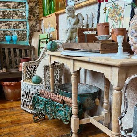 Antique French Provincial Console Table