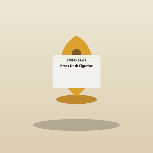 Brass Desk Figurine — front