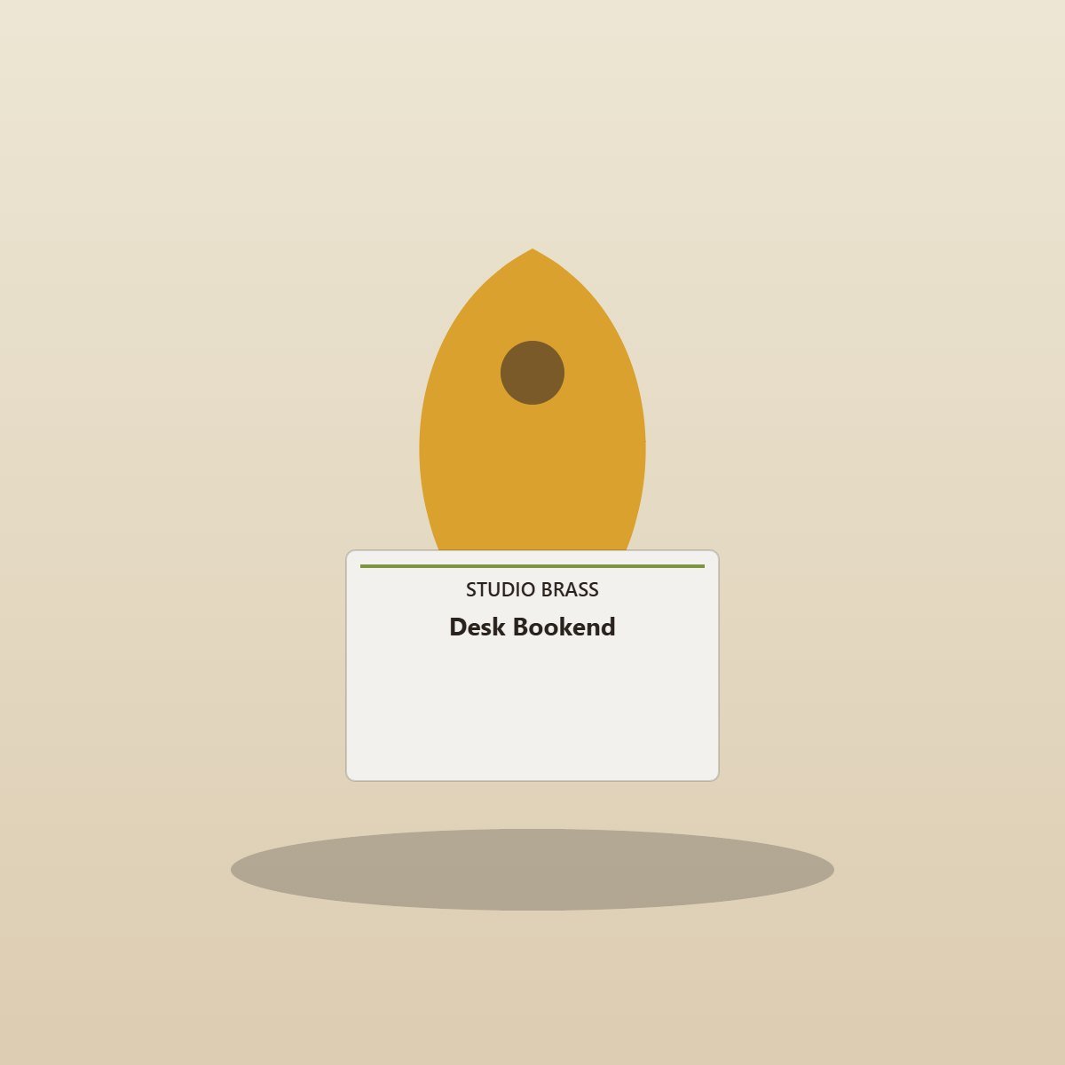 Desk Bookend — lifestyle